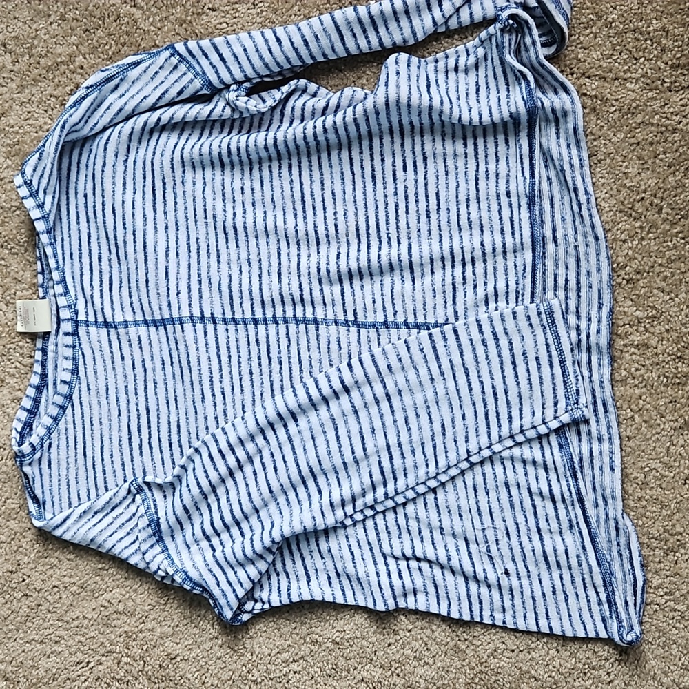 Girls large long sleeve stripped shirt